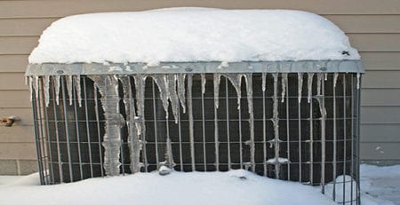 HVAC Unit in Snow, 560x300